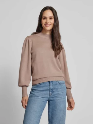 Półgolfowy sweter z okrągłym dekoltem model „FONNY” YAS