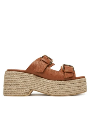 Pollini Espadryle SA28268I0MTD0230 Brązowy