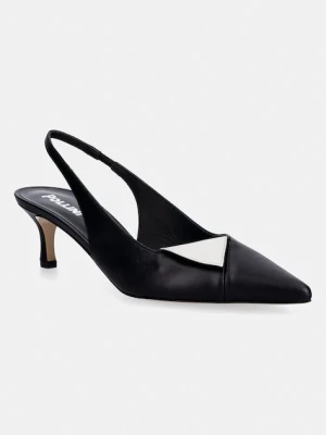 Pollini szpilki skórzane