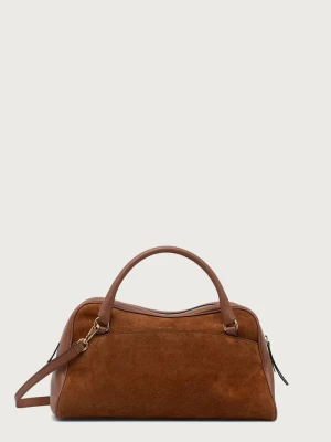 Pollini torebka crossbody damska skórzana brązowy