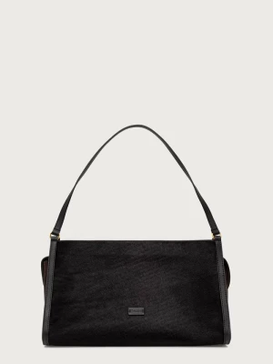 Pollini torebka shopper damska skórzana brązowy