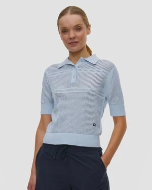 Polo Damskie Helly Hansen W Salt Knit Polo Niebieskie