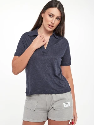 Polo damskie lniane Troms ECOALF