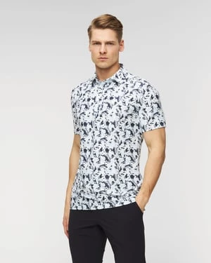 Polo G/fore Palm Fronds Tech Pique