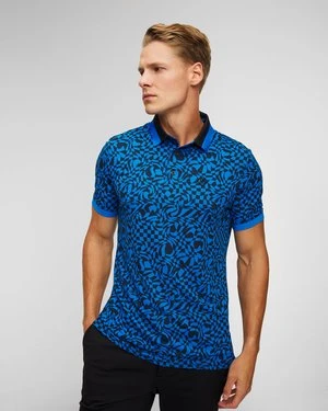 Polo męskie G/Fore Mini Stars Ribcollar Tech