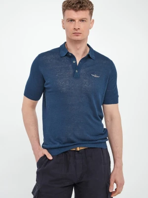 Polo męskie lniane AERONAUTICA MILITARE