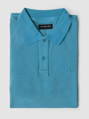 Zdjęcie produktu Polo męskie SALVATORE 01050B70GSA Giacomo Conti niebieski
