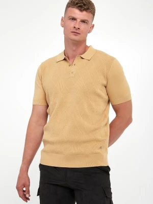 Polo męskie w romby KARL LAGERFELD