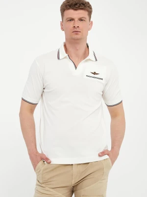 Zdjęcie produktu Polo męskie z haftem AERONAUTICA MILITARE