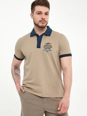 Zdjęcie produktu Polo męskie z haftem AERONAUTICA MILITARE