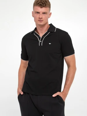 Polo męskie z logo EMPORIO ARMANI