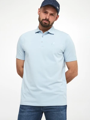 Polo męskie z logo KARL LAGERFELD