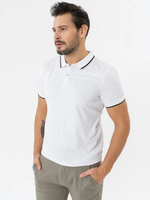 Polo męskie z wzorem O-GLACIER Volcano