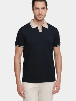 Zdjęcie produktu Polo MICHELE 01055A75GCA Giacomo Conti granatowy