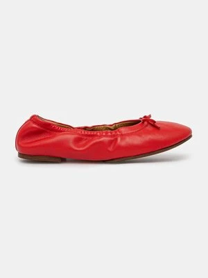 Polo Ralph Lauren baleriny Flats Ballet kolor czerwony 818960638002