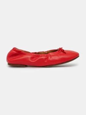 Polo Ralph Lauren baleriny Flats Ballet kolor czerwony 818960638