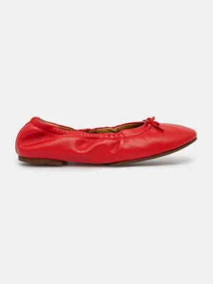 Polo Ralph Lauren baleriny Flats Ballet kolor czerwony 818960638002