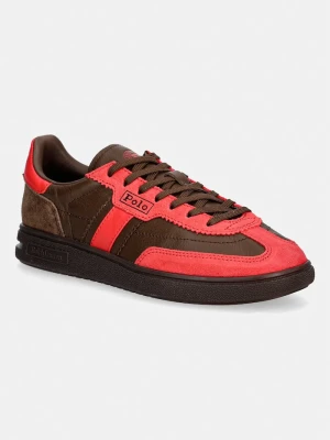 Polo Ralph Lauren Bedford sneakersy damskie skórzane brązowy