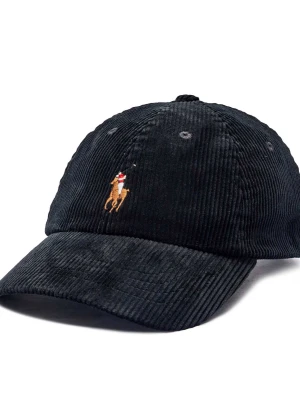 POLO RALPH LAUREN Bejsbolówka CORDUROY czarny