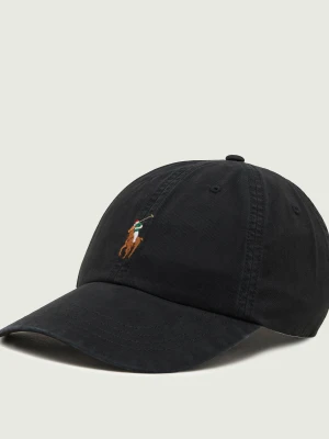 POLO RALPH LAUREN Bejsbolówka | z dodatkiem skóry czarny