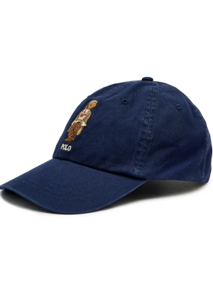 POLO RALPH LAUREN Bejsbolówka | z dodatkiem skóry