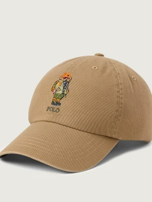 POLO RALPH LAUREN Bejsbolówka | z dodatkiem skóry beżowy
