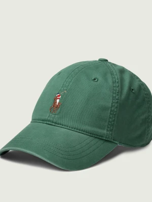 POLO RALPH LAUREN Bejsbolówka | z dodatkiem skóry zielony