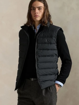 Polo Ralph Lauren bezrękawnik kolor czarny przejściowy 710967775