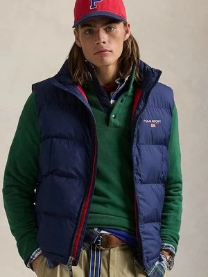 Polo Ralph Lauren bezrękawnik męski kolor granatowy zimowy 710962054