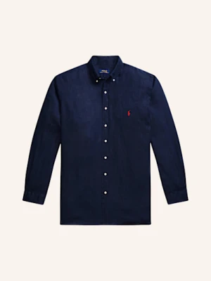Polo Ralph Lauren Big & Tall Koszula Z Lnu Comfort Fit blau