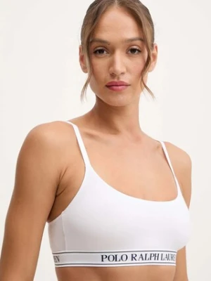Polo Ralph Lauren biustonosz kolor biały gładki 4P0477