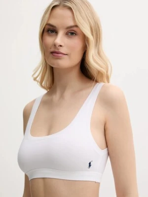 Polo Ralph Lauren biustonosz kolor biały gładki 4P0498