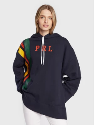 Polo Ralph Lauren Bluza 211873074001 Granatowy Oversize