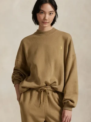Zdjęcie produktu Polo Ralph Lauren bluza bawełniana damska kolor beżowy gładka 211961273