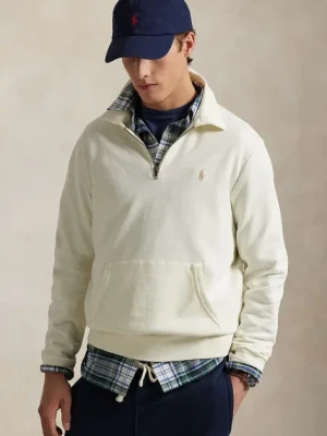 Polo Ralph Lauren bluza bawełniana męska kolor beżowy gładka