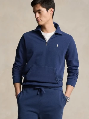 Polo Ralph Lauren bluza bawełniana męska kolor granatowy gładka 710934601