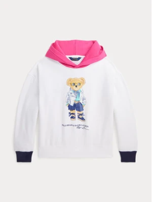 Polo Ralph Lauren Bluza Bear Hoodie 313926018001 Biały Regular Fit