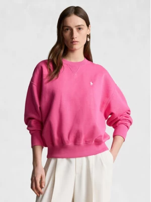Polo Ralph Lauren Bluza Bubble Cn Pp 211936820002 Różowy Regular Fit