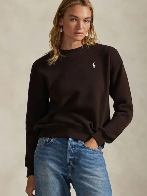 Zdjęcie produktu Polo Ralph Lauren bluza damska kolor brązowy gładka 211971697