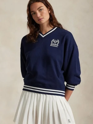 Zdjęcie produktu Polo Ralph Lauren bluza Wimbledon Collection damska kolor granatowy gładka 211970426
