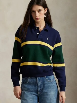 Zdjęcie produktu Polo Ralph Lauren bluza damska kolor granatowy wzorzysta 211971755