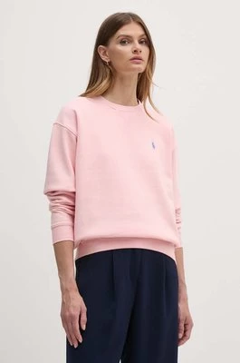 Polo Ralph Lauren bluza damska kolor różowy gładka 211951719