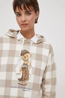 Polo Ralph Lauren bluza damska z kapturem wzorzysta