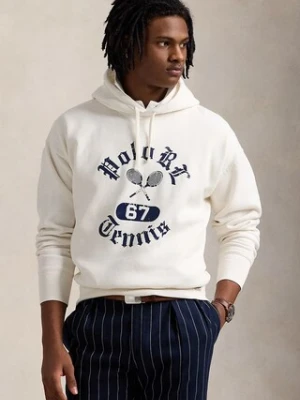 Polo Ralph Lauren bluza Long Sleeve Sweatshirt męska kolor biały z kapturem z nadrukiem 710964974