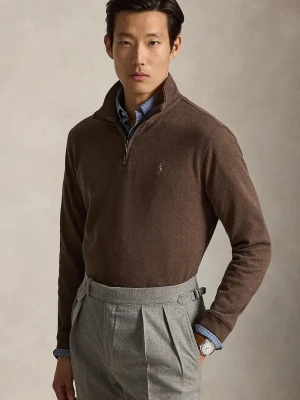 Polo Ralph Lauren bluza męska bawełniana brązowy