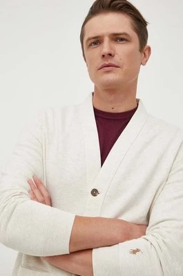 Polo Ralph Lauren bluza męska kolor beżowy gładka