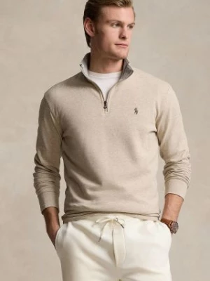 Polo Ralph Lauren bluza męska kolor beżowy gładka 710812963
