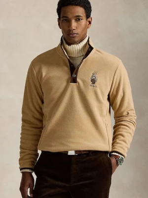 Polo Ralph Lauren bluza męska kolor beżowy z aplikacją 710980308