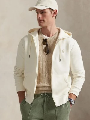 Polo Ralph Lauren bluza męska kolor beżowy z kapturem gładka 710881517