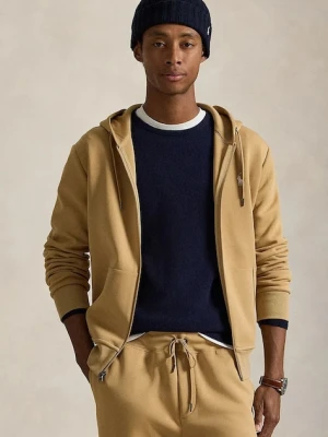 Polo Ralph Lauren bluza męska kolor beżowy z kapturem gładka 710881517